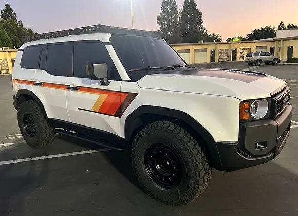 Toyota Land Cruiser 2024 Retro Decal Design