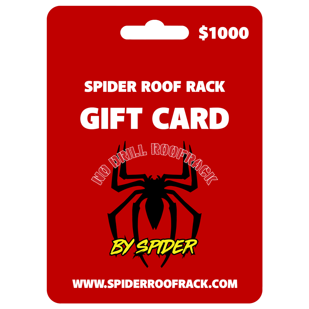 Spider Roof Rack Gift Card Credit