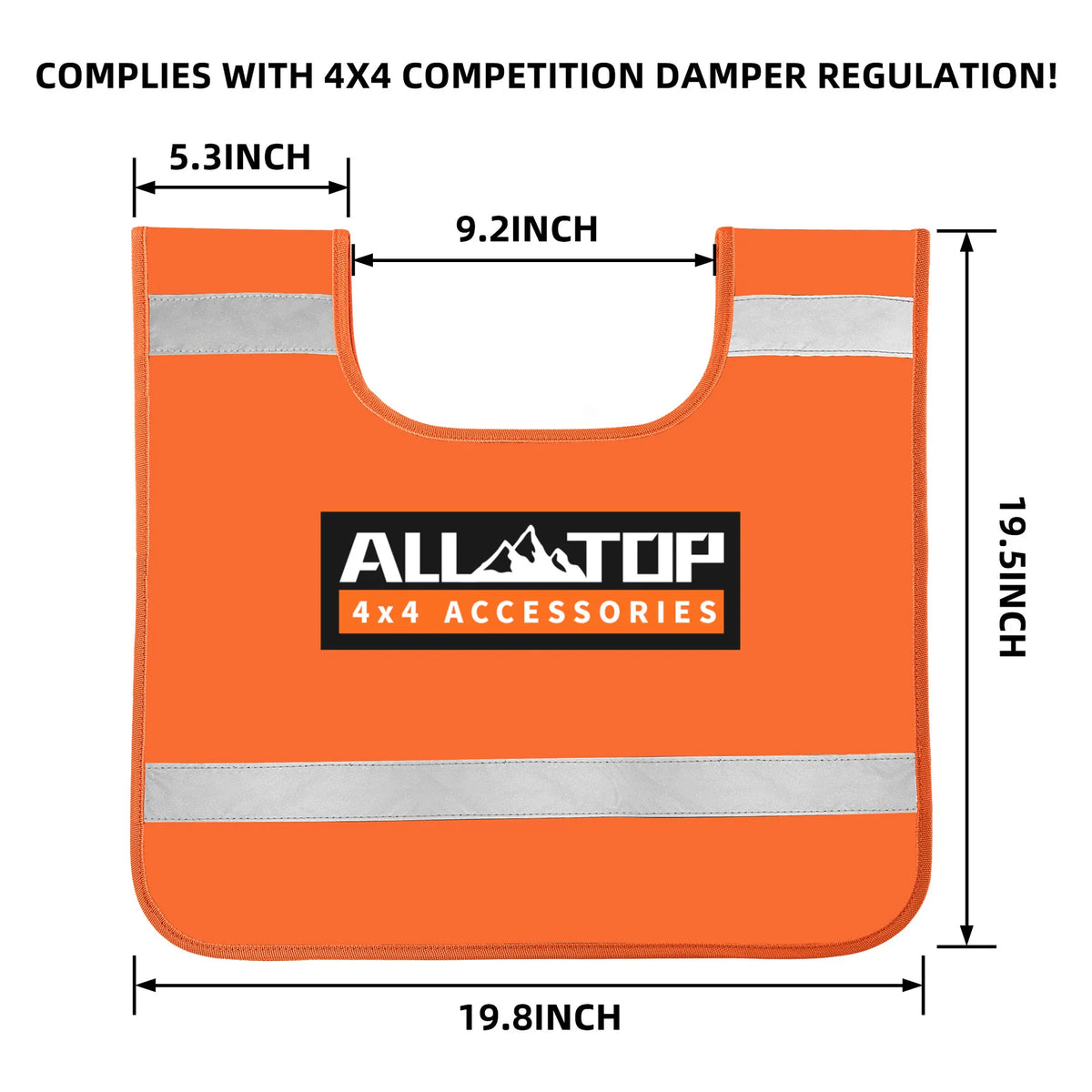 Dimper Safety Guard Safety Winch Cable Damper - Reflective - Orange – Spider Roof Rack