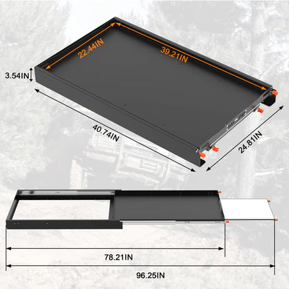 Fridge Slide 40'' w/ Chopping Board