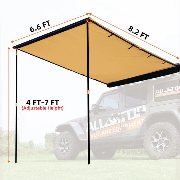 Rooftop Vehicle Awning - 6.6ft x 10ft