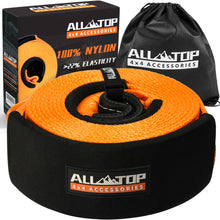 100% Nylon Recovery Tow Strap - 4in x 20ft - 46,500 Lbs