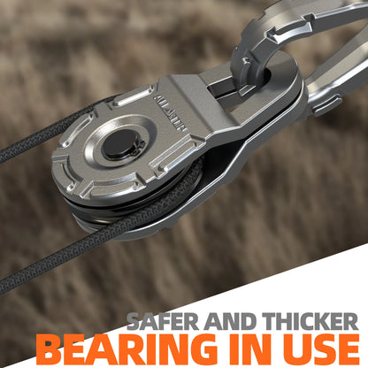 Winch Pulley Snatch Block - 39600 Lbs, 18 Ton