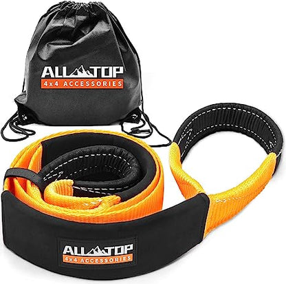 Tree Saver, Winch Extension Strap - 3in x 8ft - 32,000 Lbs (Orange)