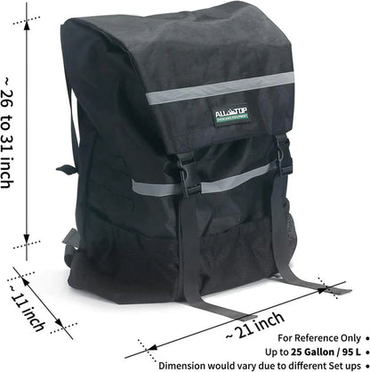 Spare Tire Trash Bag - Carbon Black