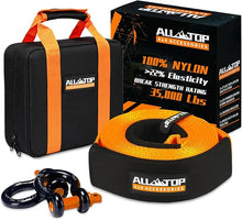 Recovery Strap Kit w/ Shackles: Strap 3in x 20ft - 35,000 Lbs