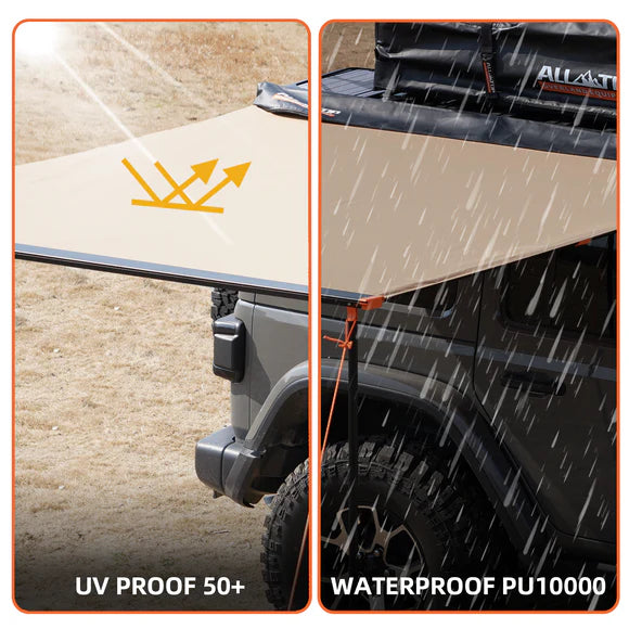 Rooftop Vehicle Awning - 6.6ft x 10ft
