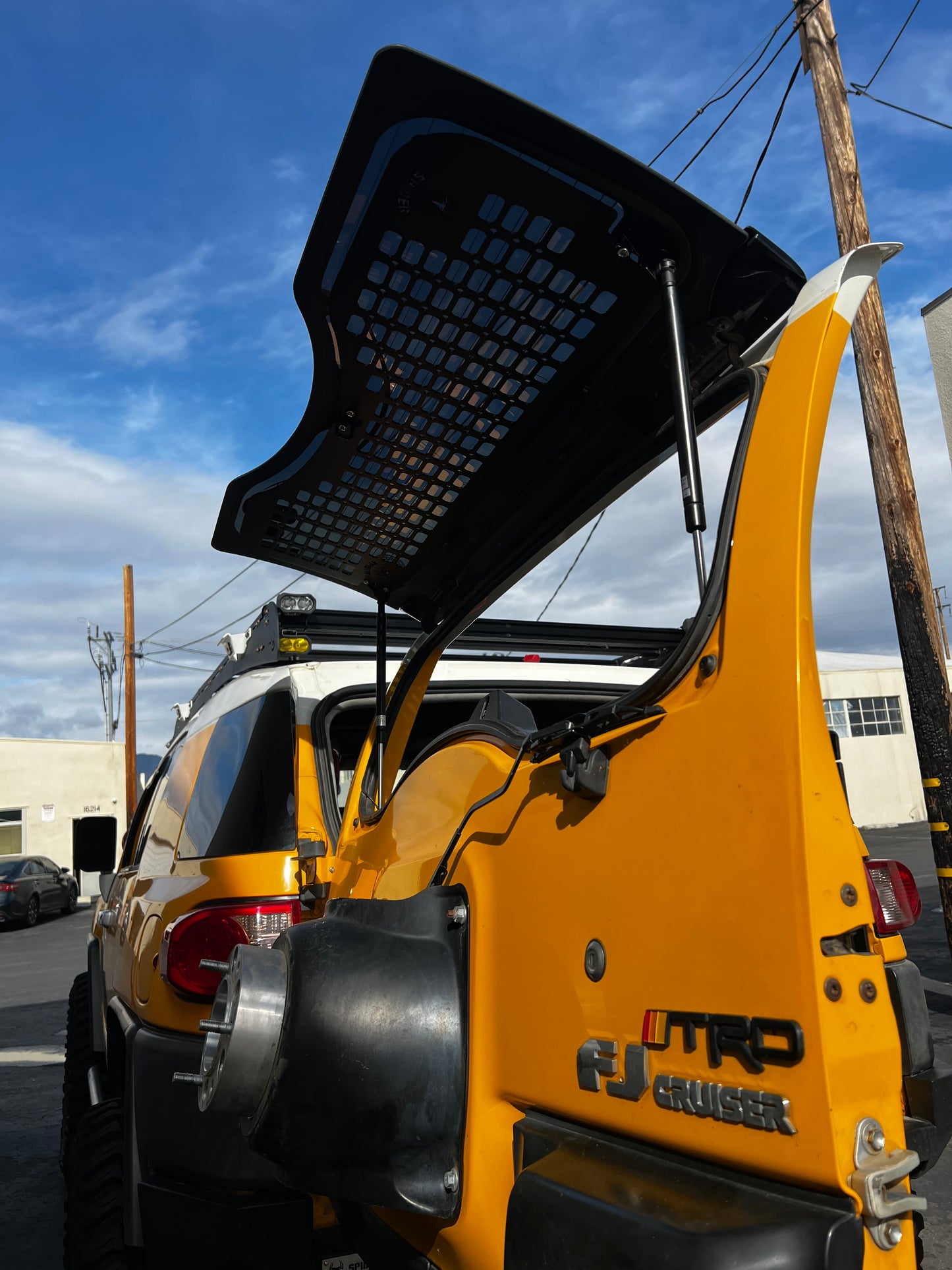 Toyota FJ Cruiser Rear Back Window MOLLE Panel (2007–2014)