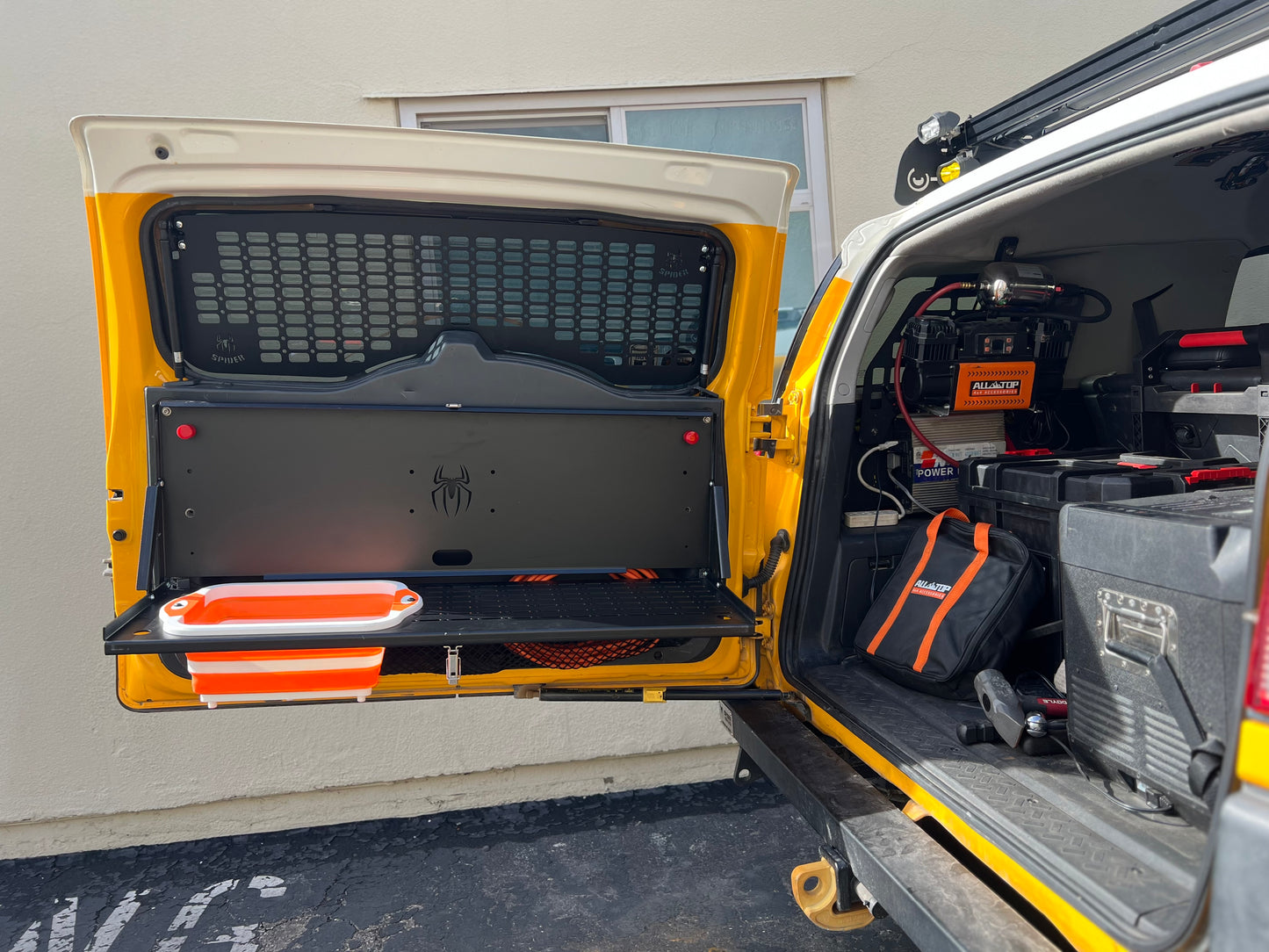 Toyota FJ Cruiser Rear Back Window MOLLE Panel (2007–2014)