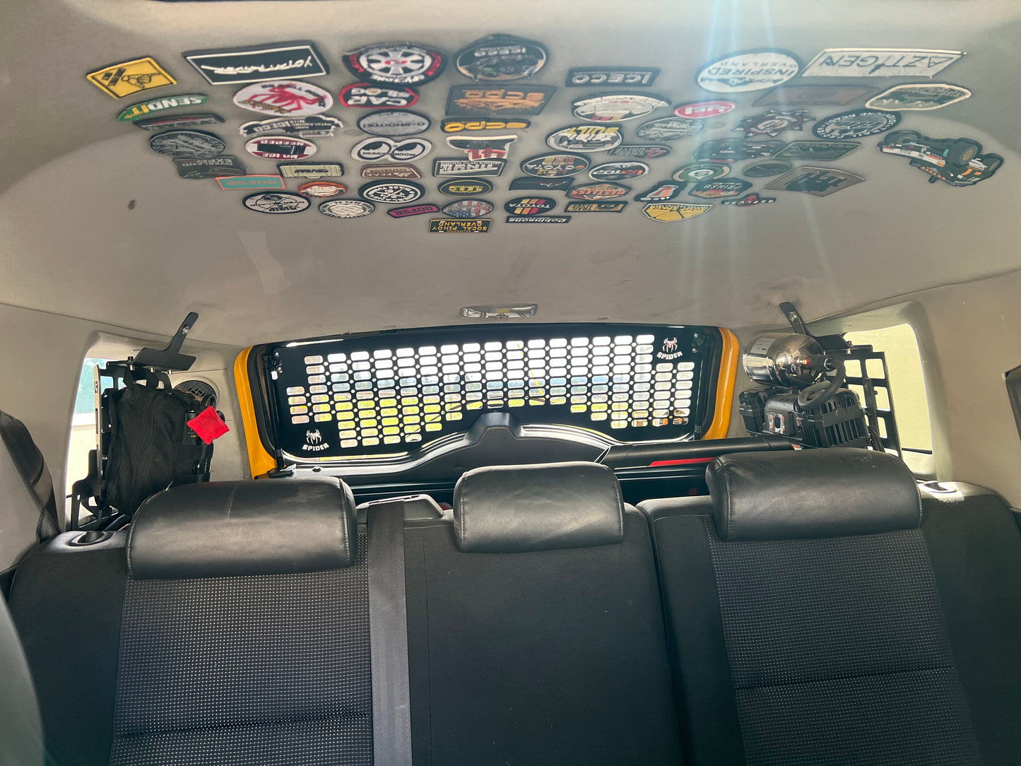 Toyota FJ Cruiser Rear Back Window MOLLE Panel (2007–2014)