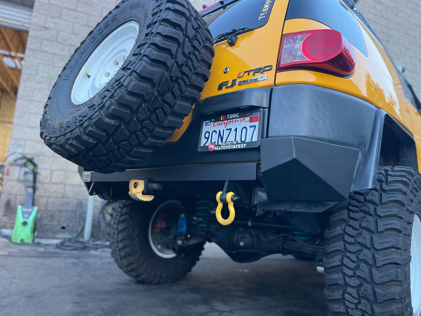 Toyota FJ Cruiser High Clearance Steel Rear Bumper (2-4 Weeks Lead Time)