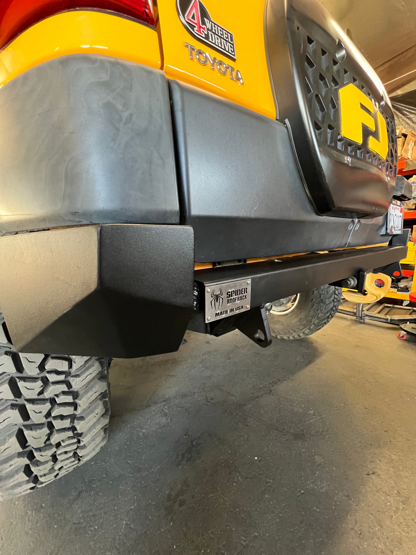 Toyota FJ Cruiser High Clearance Steel Rear Bumper (2-4 Weeks Lead Time)