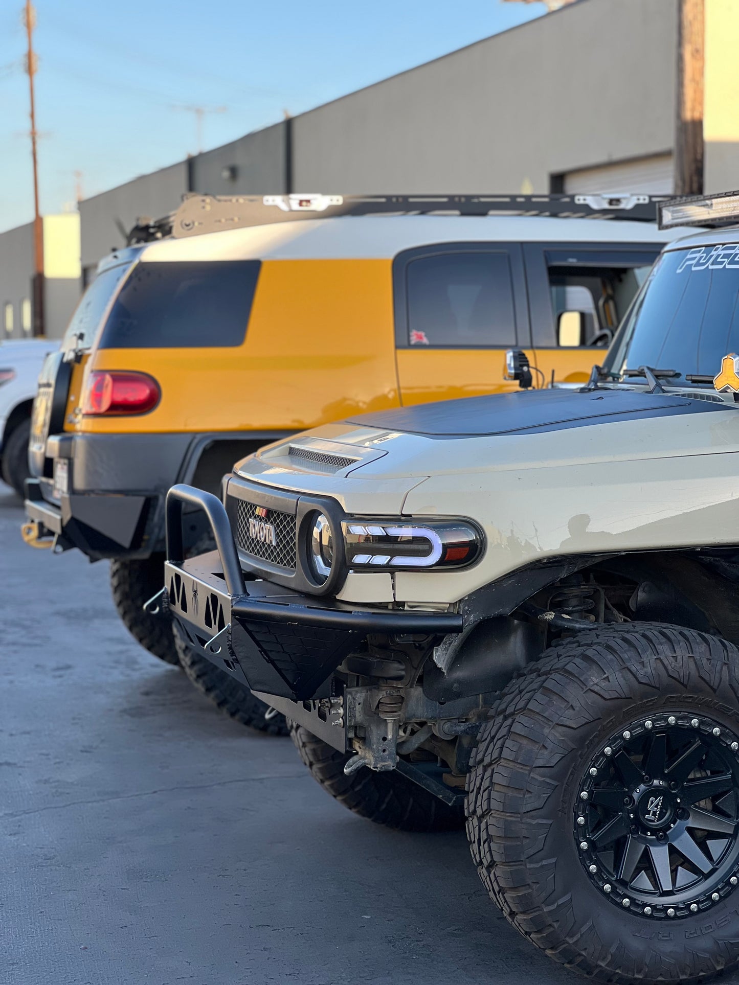 TOYOTA FJ CURISER 2007-2017 HIGH CLEARANCE STEEL FRONT BUMPER (2-4 Weeks Lead Time)