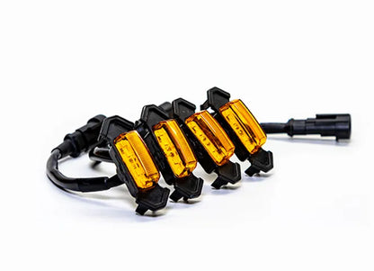 Amber (4) LED grille kit
