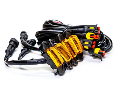 Amber (4) LED grille kit