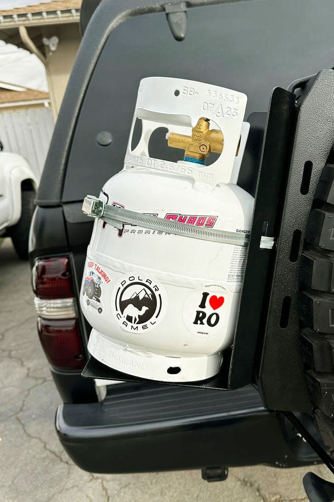 Spare Tire Propane Tank Carrier