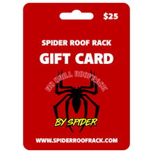Spider Roof Rack Gift Card Credit