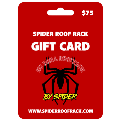 Spider Roof Rack Gift Card Credit